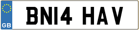 Truck License Plate